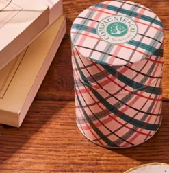 Autour Du Thé|Compagnie & Co Boite à thé illustrée Carreaux