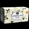 Coffrets De Thés|Thés Gourmands|Compagnie & Co Coffret Herbier Fraise Basilic & Thé Vert Menthe