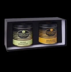 Coffrets De Thés|Thés Gourmands|Compagnie & Co Coffret luxe Bonne Fête Maman & Thé Vert à la Rose