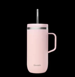 Autour Du Thé|Thés Glacés|Compagnie & Co Cold Cup isotherme avec anse 600 ml - Rose pastel