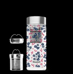 Autour Du Thé|Compagnie & Co Théière Nomade Inox Iso Hanami Bleue
